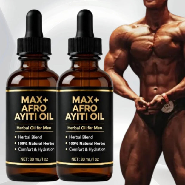 Natural Herbal Men's African Ayi Oil MAX+ AFRO AYITI OIL Male Body Massage Essence Oil