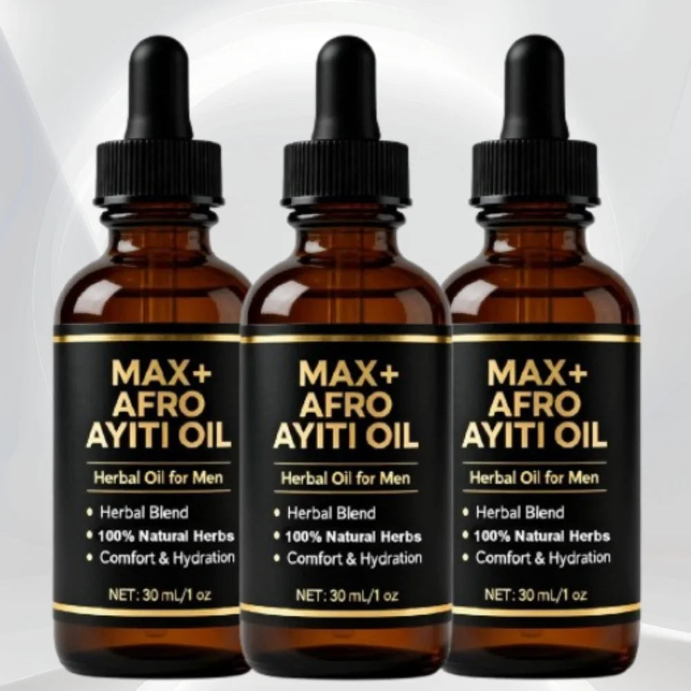 Natural Herbal Men's African Ayi Oil MAX+ AFRO AYITI OIL Male Body Massage Essence Oil