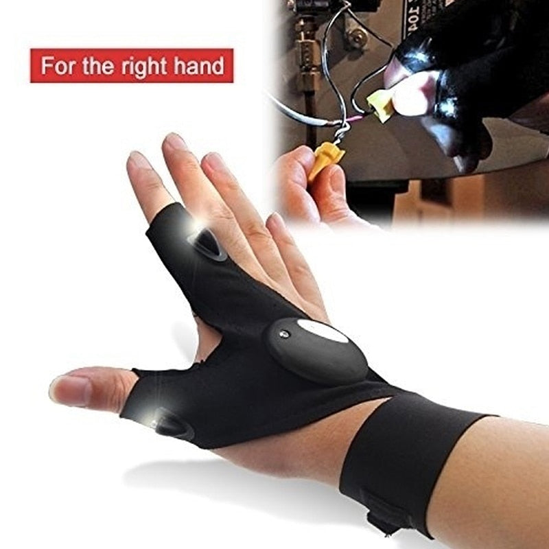 LED Flashlight Glove